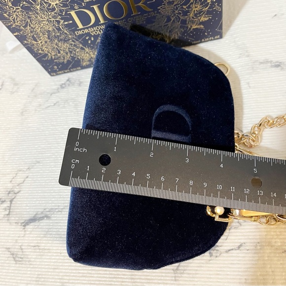 Dior Beauty Blue Velvet Mini Bag - Picture 10 of 11